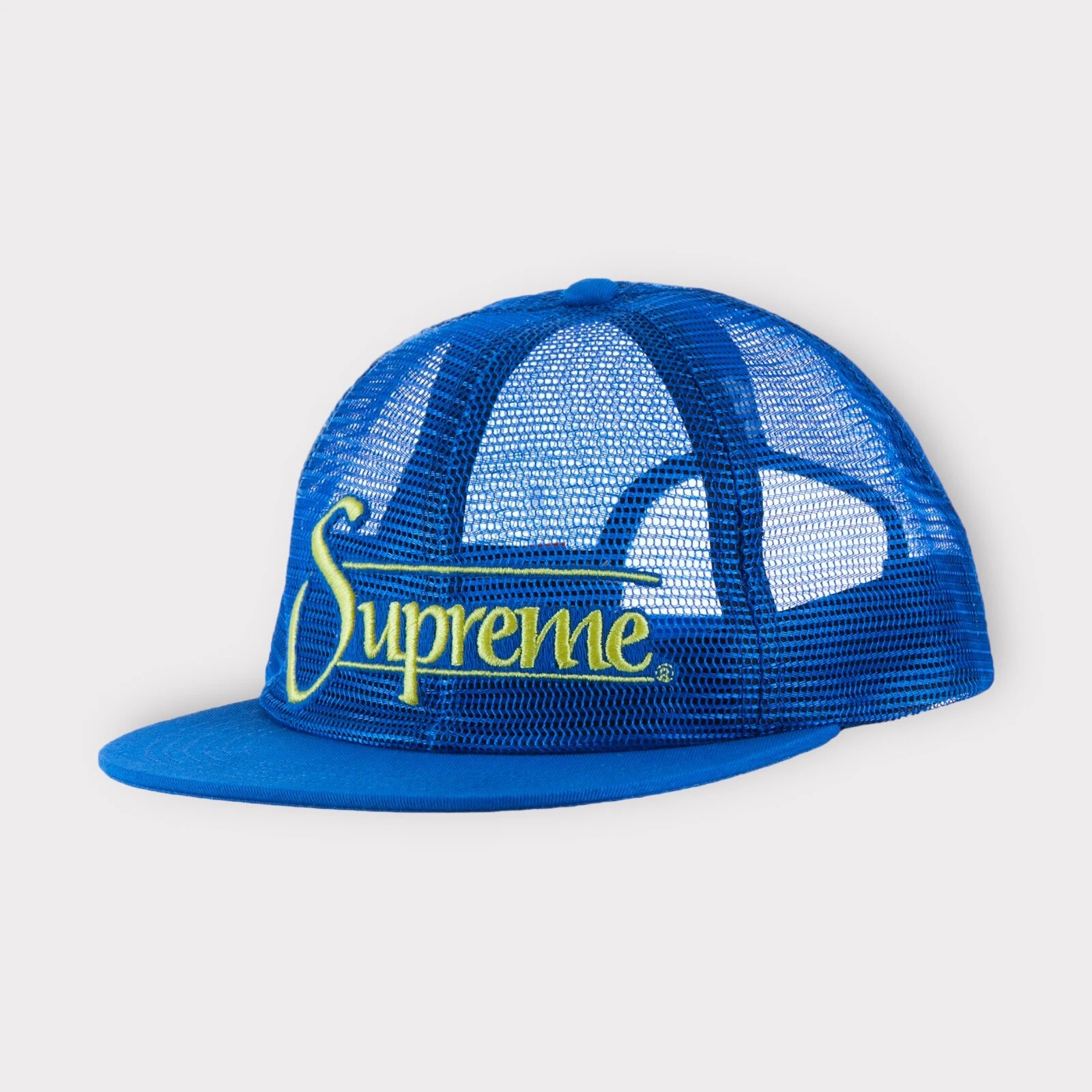 CHAPEAU À 6 PANNEAUX EN MAILLE SUPRÊME / ROYAL OS / SS23 SEMAINE 11 (TOUT NEUF) (100% AUTHENTIQUE)