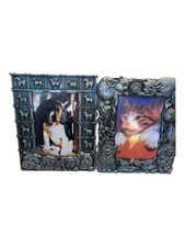picture Frames Cats And Dogs Animal Silver Tone Frames