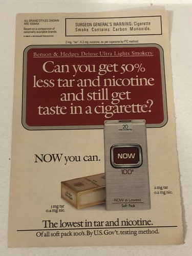 1990 Now Cigarettes Vintage Print Ad pa18