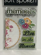 ME & MY BIG IDEAS Soft Spoken Sassy Memories Embellishments Scrapbooking