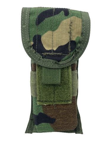NEW USGI Woodland Camo Double Mag Pouch Magazine Pouch MOLLE - Picture 2 of 10