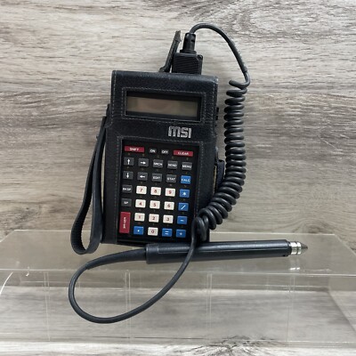 Vintage MSI / 85 OPTICAL BARCODE READER MSI Data Collector