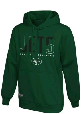 Men's New York Jets sz M Combine Backfield Team Color Hoodie Sweatshirt NFL NEW