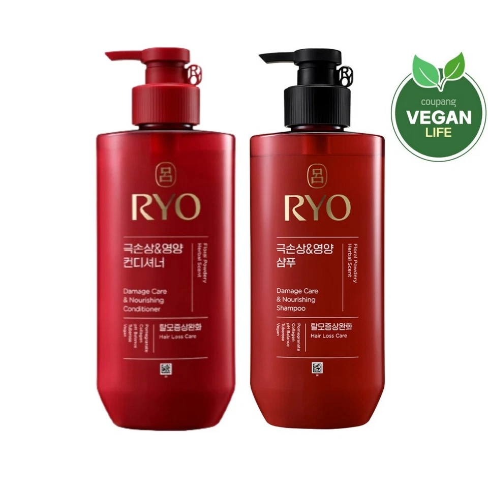 Набор шампуней и кондиционеров Upgrade Ryo Hair Damage Care & Nourshing 480 мл корейский - Изображение 3 из 4