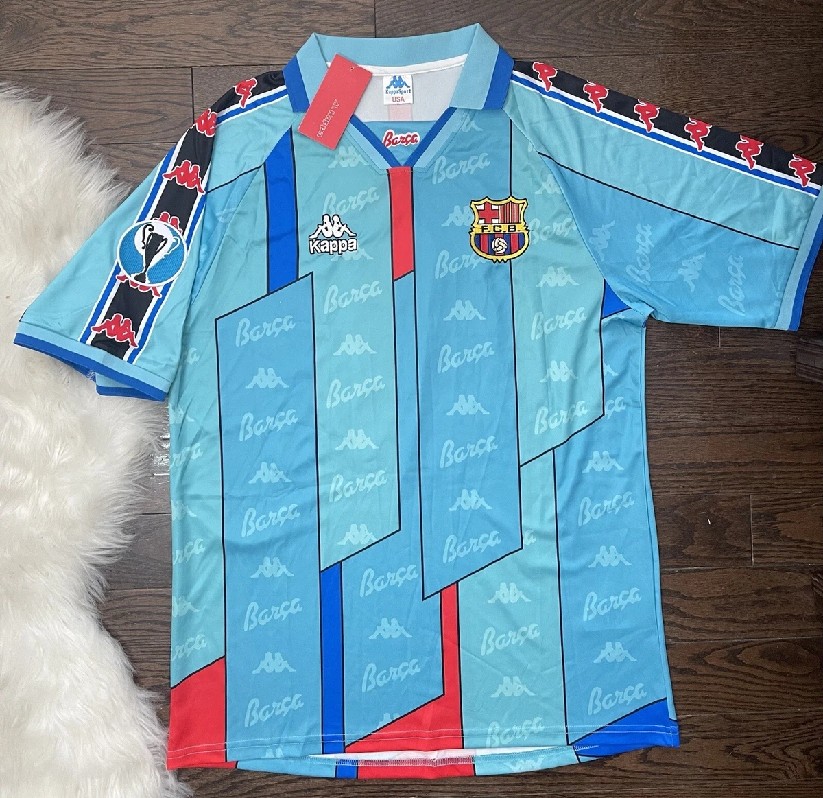 Retro Barcelona Away Jersey 1996/97 By Kappa