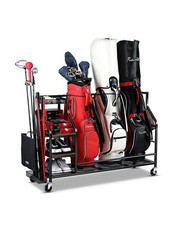 Golf Bags Storage Garage Organizer Golf Bag Stand for Golf Bags, Clubs, Balls...