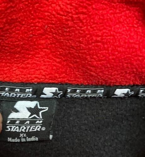 Wisconsin Badgers Starter Sudadera Para Hombres XL Cremallera De Colección Roja Bolsillos con Cremallera - Imagen 4 de 8