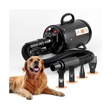 Dog Hair Dryer Blower for Grooming - Professional High Velocity 4.5HP Blow Dr...