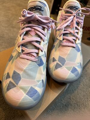 美中古 NIKE LEBRON XVIII LOW NRG atmos Nike Atmos LeBron 18 Low Cherry Blossom with box Men's 9.5