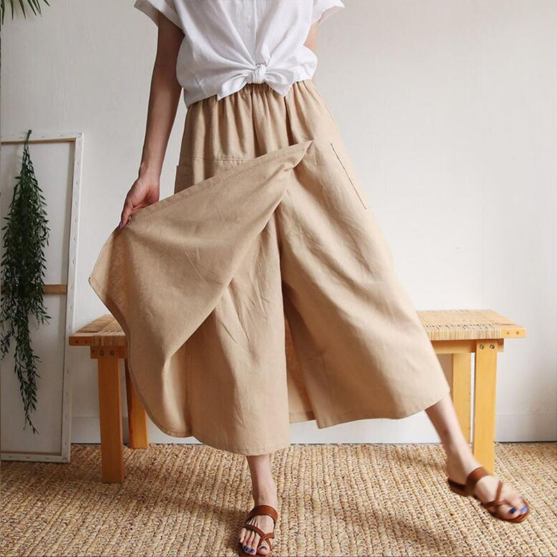 【希少レア】90s Kapital Hickory Cotton Skirt Vintage 90s Khaki Yoked Waist Safari Midi Skirt - Small to