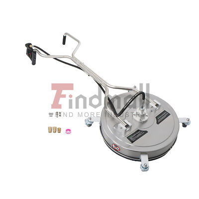 #ad 20 inch Pressure Washer Surface Cleaner 6000PSI Power Washer Dual Handle $124.91