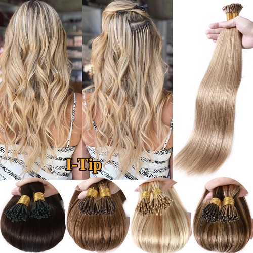 300S Stick I-Tip Remy Human Hair Extensions Micro Ring Bead Microlink 150g Thick - Picture 5 of 26