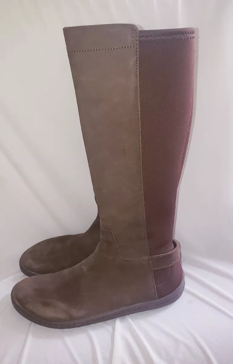 Vivobarefoot RYDER Wild Hide Brown Leather Calf Boots Women s Sz EU35 US 5.5