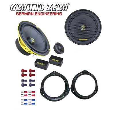 Ground Zero Auto SPL Lautsprecher System 16,5cm für Mercedes C-Klasse S204