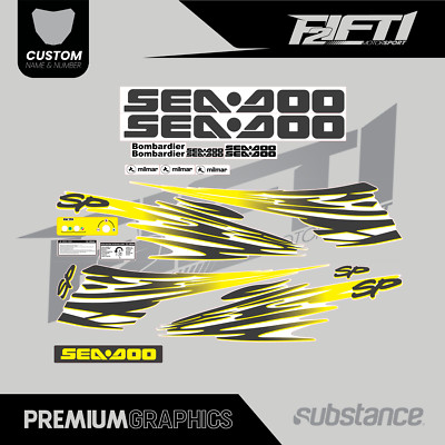 seadoo SP Sea Doo Jetski Jetski Aufkleber Set Sticker Grafik Wrap 93
