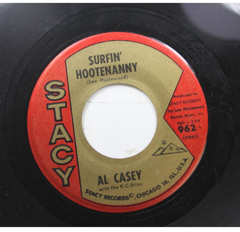 50'S & 60'S 45 Al Casey - Surfin' Hootenanny / Easy Pickin' On