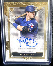 2020 Topps Five Star Rookie Auto Nick Solak Rangers RC #FSA-NX