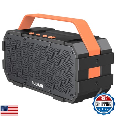 BUGANI Bluetooth Speaker, Portable Bluetooth Speakers with 40W Stereo Sound, 
