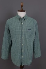 Men Chaps Easy Care Check Long Sleeve Button Up Dress Shirt XL