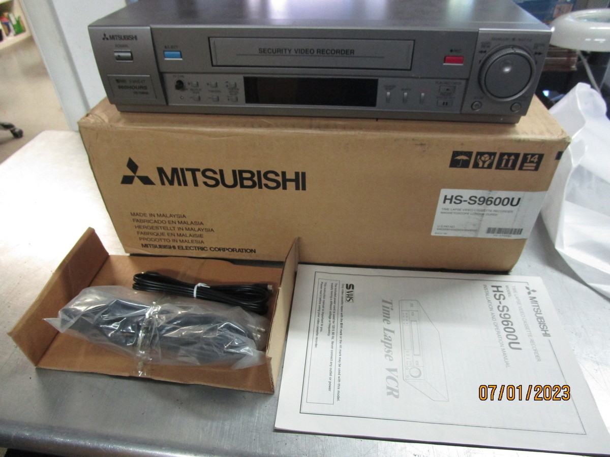 Mitsubishi HS-S9600U Security S-VHS TBC Video Player