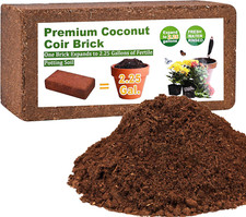 Organic Coco Coir 1 Pcs Compressed Coconut Coir Brick Coconut Fiber Husk Substra