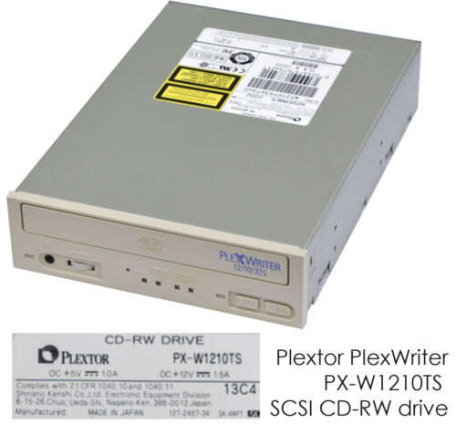 Plextor Plexwriter PX-W1210TS SCSI CD - ROM Cd-Rw Recorder 50-PIN Internal PX31 - Picture 4 of 4