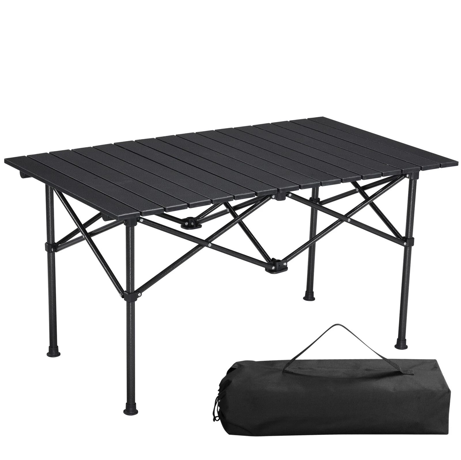 Table de camping pliable aluminium ultra légère et stable pour pique-nique