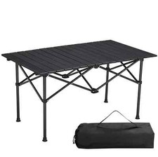Table de camping Pliable en Aluminium avec Sac de transport pratique