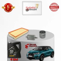 Set Service 3 Filter Und ÖL Citroen DS3 Crossback 1.2 96KW 131CV Von 2018->