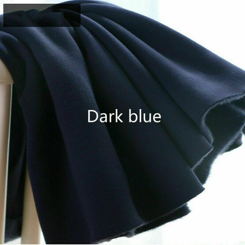 Pure Cotton Fleece Plush Fabric Cloth Knit Heavy Hoodie Coat Sew Material - Picture 8 of 25