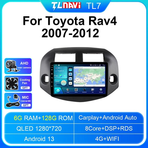 For Toyota RAV4 2007 2008 - 2012 Carplay Android 13 Car GPS Radio Stereo Wifi - Picture 19 of 48
