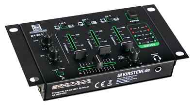 Kompakter 3 Kanal- DJ-Mixer mit Cue-Funktion für Festeinbau oder mobile DJs