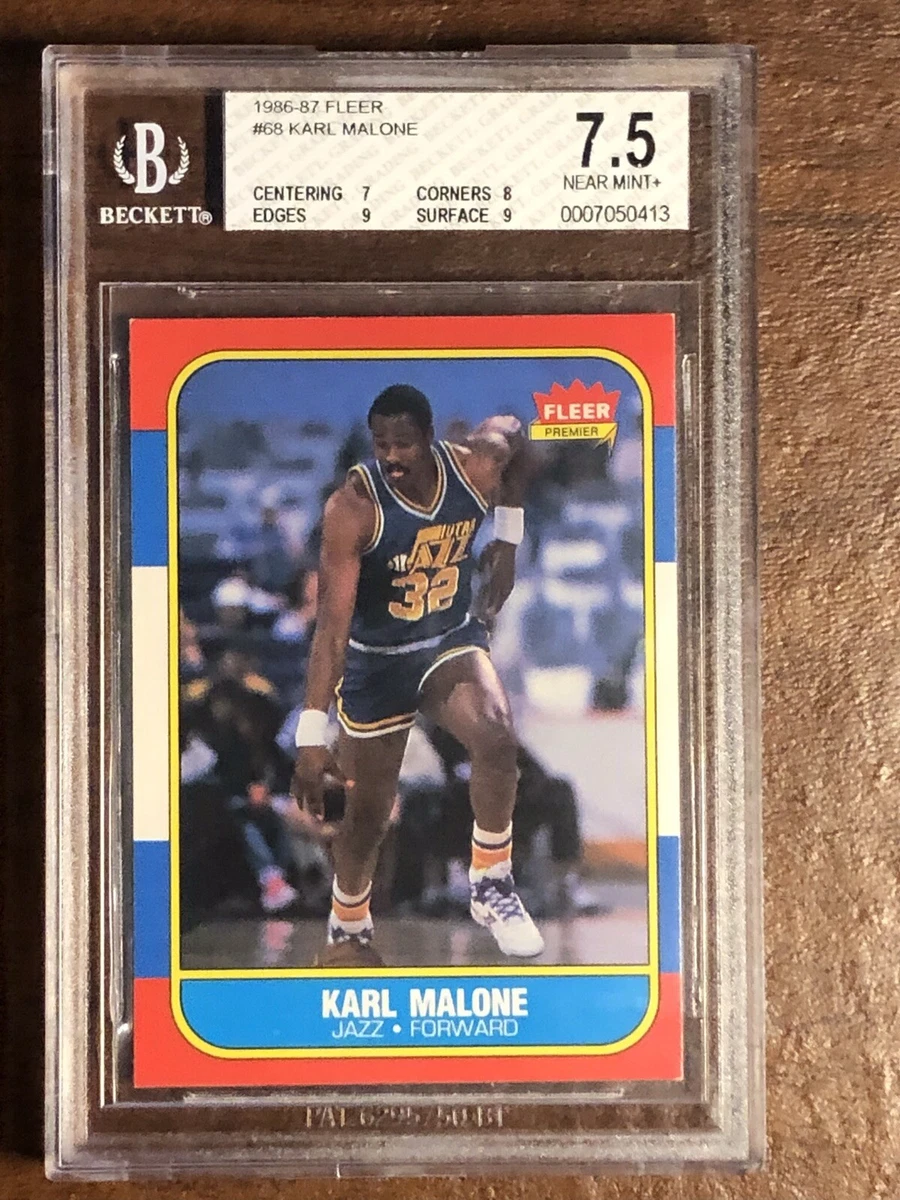 Fleer Karl Malone Basketball Rookie Sports Trading Cards