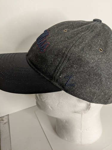 Ole Miss Rebels hat strapback Zephyr embroidered Wool gray premium ncaa new - Picture 10 of 12