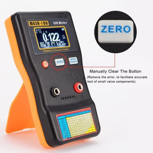 Signstek MESR-100 V2 Auto Ranging In Circuit ESR Meter Capacitor Tester/Low Ohm - Picture 3 of 12