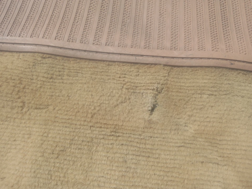 Alfombra de conductor Mercedes R107 450 380 560 SL alfombrilla alfombrilla palomino bronceado Foto 3 de 4