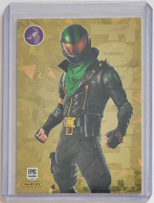 Panini Fortnite Series 3 #143 Lucky Rider Cracked Ice Crystal Shard Epic Mint21