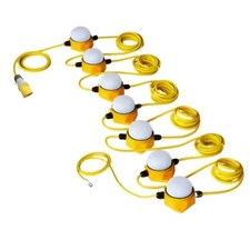 110V Outdoor Festoon Lights Powered 70W 22m 100W 8000 Lumens e27 Light Bulb IP44