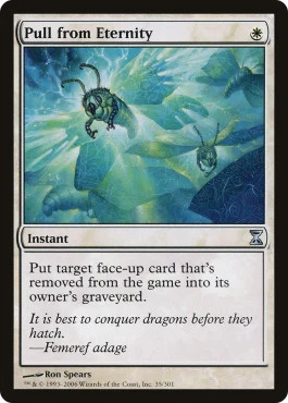 Magic MTG - Extraction of the Eternity - Zeitspirale - EXC - FR - FOIL