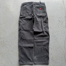 Dickies Vintage Distressed Faded Black Carpenter Pants