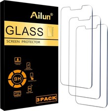 Case Friendly Screen Protector Ailun for iPhone 17e 16e 14 13 3PK