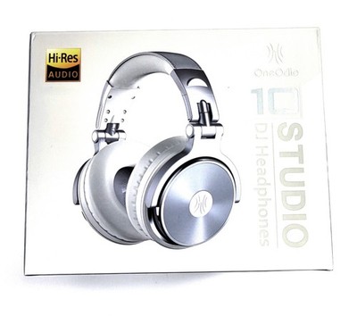 OneOdio Silver Wired Over Ear Headphones Studio Monitor & Mixing DJ Stereo