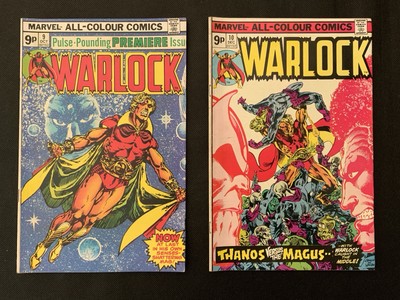 Warlock #9 & #10 - 1st App The Inbetweener. Marvel Comics 1975