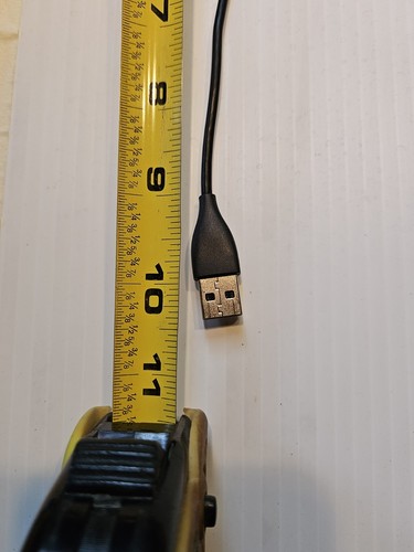 Fitbit HR watch band black with 10.5" charging cable - 第 3/10 張圖片