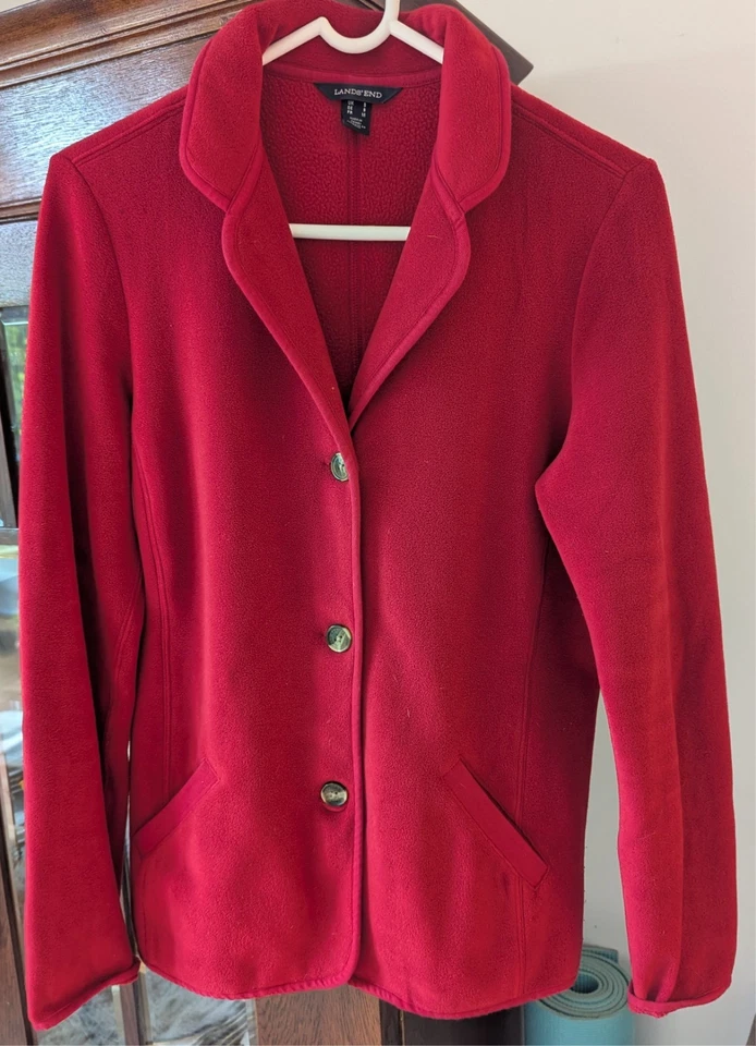 Wunderschöne weiche pillingfreie Fleecejacke LandEnd - Bild 1 von 2