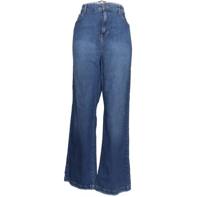 Clockhouse, Jeans, Größe: 46, HIGH RISE WIDE LEG, Blau, Baumwolle/Elasthan #BQ3