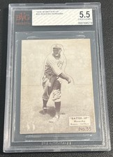 1934 BATTER-UP ROGERS HORNSBY #35 BVG Beckett 5.5 C2