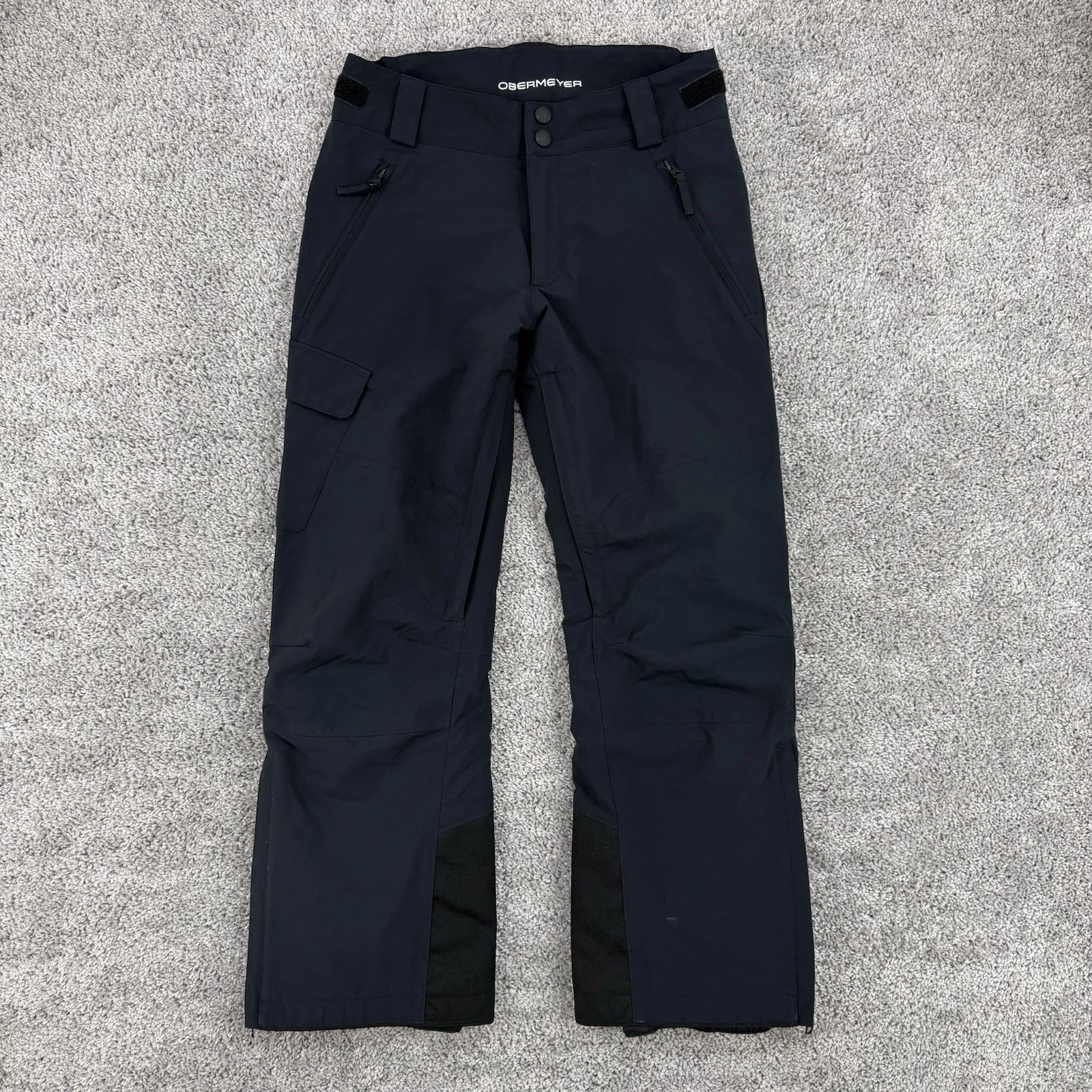 Obermeyer Alpinist Snow Pants Men’s S Short Black Stretch Ski Snowboard Outdoors