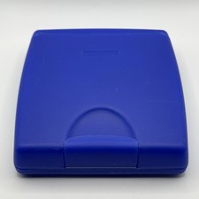 2 Case Logic 12 CD DVD Storage Hard Cases Blue Black ProSleeve Plastic Binder