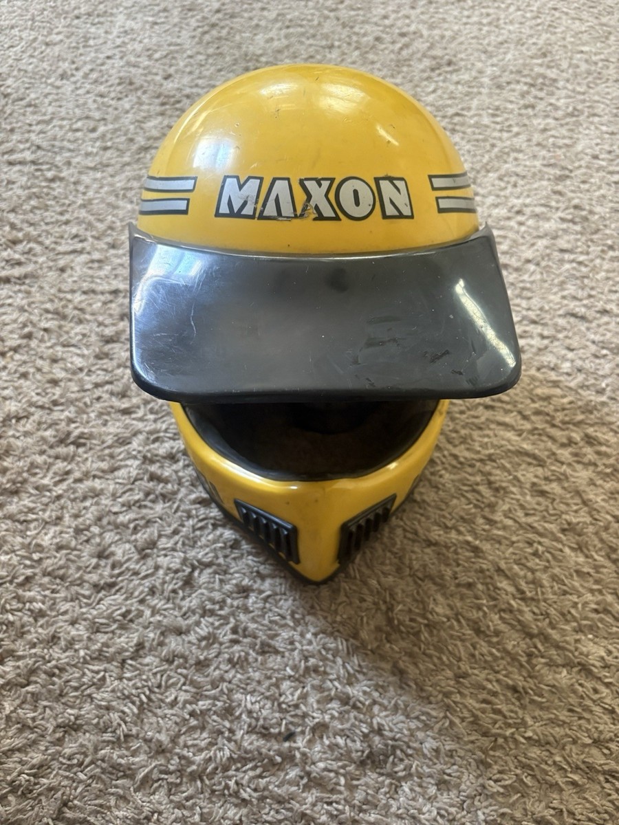【おすすめ】VINTAGE MAXON MX HELMET Maxon Ram Air Helmet Vintage Motocross Helmet Vmx | eBay